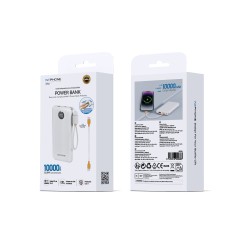 Power Bank WePhone 10000mAh PD 20W con cable | Mayorista