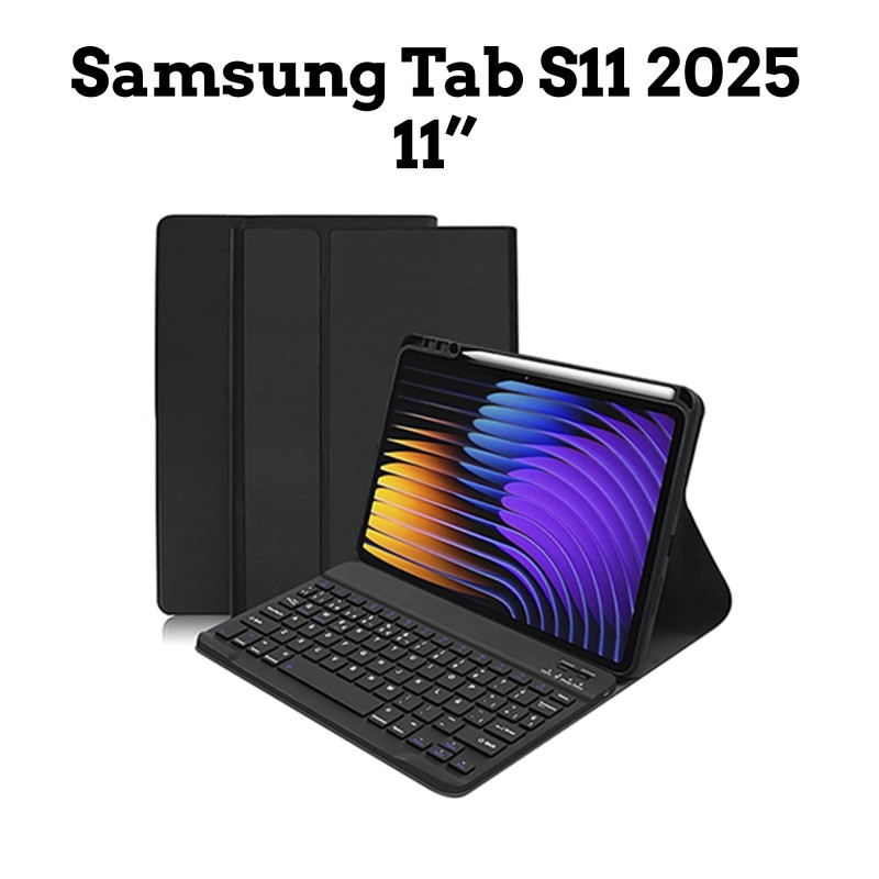 Funda con Teclado Bluetooth Samsung Tab S11 2025 11" | Wephone Mayorista