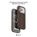 Funda de Cuero PULOKA Costura Vertical para iPhone 17 Pro Max | Wephone Mayorista