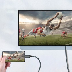 Cable Vídeo Wephone WD29 USB-C a DisplayPort 4K 1.8m | Mayorista de accesorios en España