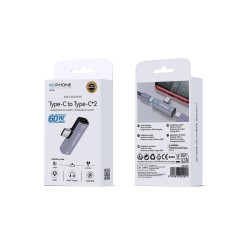 Adaptador Type-C a Type-C*2 60W Wephone WG16 · Audio + Carga | Mayorista accesorios móviles