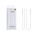 Cable Audio 4-Pin 3,5 mm Wephone WG17 1 m Blanco | AUX para coche, altavoces y auriculares