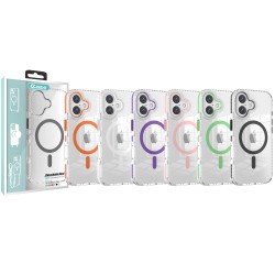 Funda Transparente MagSafe Bordes Reforzados para iPhone Series | Wephone Mayorista