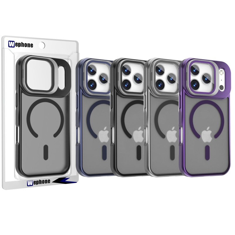 Funda Mate Magnética con Soporte y MagSafe | Wephone Mayorista