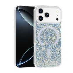 Funda MagSafe Brillante Glitter para iPhone 17 Pro Max | Carcasa Mujer con Aro Magnético