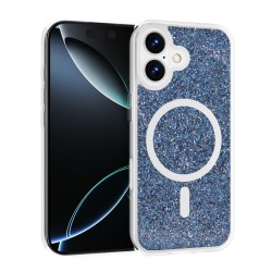 Funda MagSafe Brillante Glitter para iPhone 17 Pro Max | Carcasa Mujer con Aro Magnético