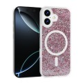Funda MagSafe Brillante Glitter para iPhone 17 Pro Max | Carcasa Mujer con Aro Magnético