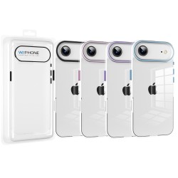 Funda Transparente Cubre Camara de Colores iPhone 17 Air | Wephone Mayorista