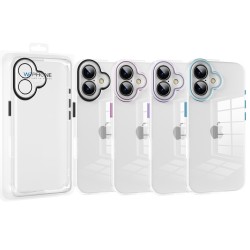 Funda Transparente Cubre Camara de Colores iPhone 17 | Wephone Mayorista