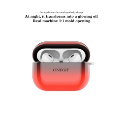 Funda ONEGIF luminosa degradada AirPods Pro | Estuche rígido + anilla | Wephone Mayorista