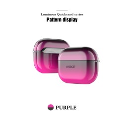 Funda ONEGIF luminosa degradada AirPods Pro | Estuche rígido + anilla | Wephone Mayorista