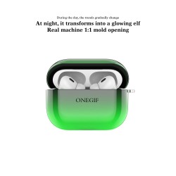 Funda ONEGIF luminosa degradada AirPods Pro | Estuche rígido + anilla | Wephone Mayorista