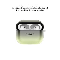 Funda ONEGIF luminosa degradada AirPods Pro | Estuche rígido + anilla | Wephone Mayorista