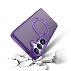 Funda Mate Yado Ahumado MagSafe con Soporte Samsung S25 | Wephone Mayorista