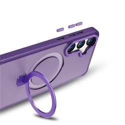 Funda Mate Yado Ahumado MagSafe con Soporte Samsung S23 | Wephone Mayorista