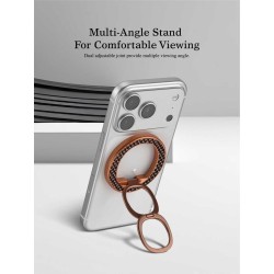 Anillo Soporte Magnético 360º PULOKA Efecto Carbono · Ref 8262 | Wephone Mayorista