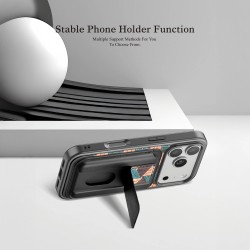 Funda con Tarjetero Desmontable y Soporte para iPhone 17 Pro Max | Magnética y Compatible con Carga Inalámbrica