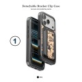 Funda con Tarjetero Desmontable y Soporte para iPhone 17 Pro Max | Magnética y Compatible con Carga Inalámbrica