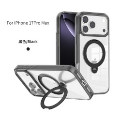 Funda Transparente con Anillo Soporte iPhone 17 Pro Max · Bumper Antigolpes | Wephone Mayorista