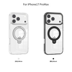 Funda Transparente con Anillo Soporte iPhone 17 Pro Max · Bumper Antigolpes | Wephone Mayorista