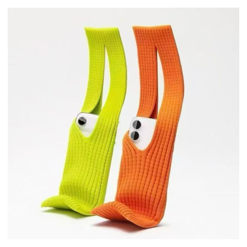 Calcetín Tejido Porta Móvil Unisex Ajustable | Accesorio para Smartphone REF 0319 | Wephone Mayorista