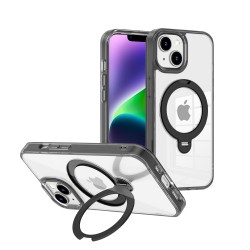 Carcasa Transparente con Anillo Soporte iPhone 14 · Bumper Antigolpes | Wephone Mayorista