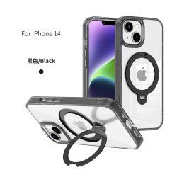 Carcasa Transparente con Anillo Soporte iPhone 14 · Bumper Antigolpes | Wephone Mayorista