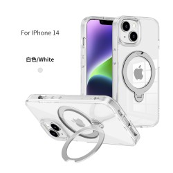 Carcasa Transparente con Anillo Soporte iPhone 14 · Bumper Antigolpes | Wephone Mayorista