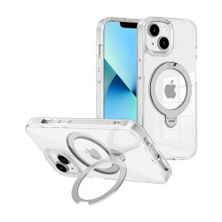 Carcasa Transparente con Anillo Soporte iPhone 13 · Bumper Antigolpes | Wephone Mayorista