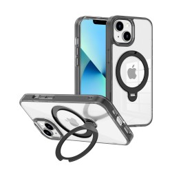 Carcasa Transparente con Anillo Soporte iPhone 13 · Bumper Antigolpes | Wephone Mayorista