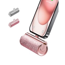 Power Bank 5000mAh Lipstick USB-C para iPhone 15 | Cargador Portátil Brillante | Wephone Mayorista