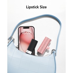 Power Bank 5000mAh Lipstick USB-C para iPhone 15 | Cargador Portátil Brillante | Wephone Mayorista