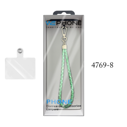 Correa Lanyard WePhone 4769 | Purpurina + Pedrería | Accesorio para Móvil en 7 Colores