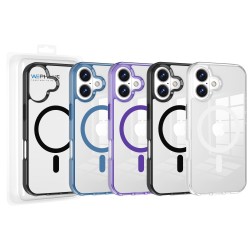 Funda GStyle iPhone 16 Plus Transparente con MagSafe | Wephone Mayorista