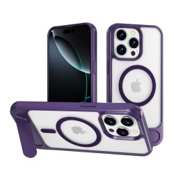 Funda MagSafe Transparente con Soporte para iPhone 15 Pro – Protección Premium