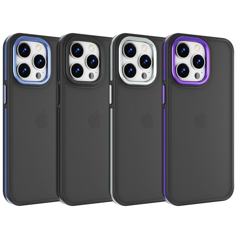 Funda Mate Rígida Antigolpes para iPhone 14 Pro – Bordes Reforzados