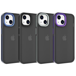 Funda Mate Rígida Antigolpes para iPhone 15 Plus – Bordes Reforzados