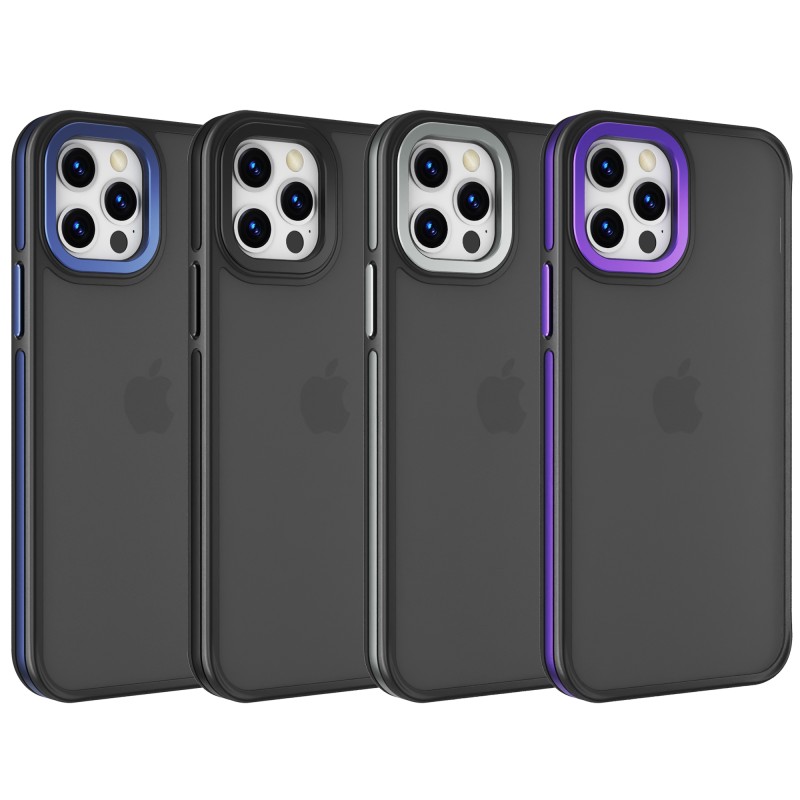 Funda Mate Rígida Antigolpes para iPhone 12 Pro Max – Bordes Reforzados