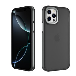 Funda Mate Rígida Antigolpes para iPhone 12 Pro Max – Bordes Reforzados