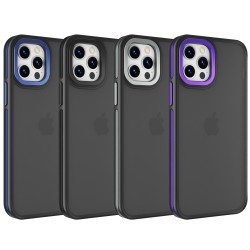 Funda Mate Rígida Antigolpes para iPhone 12 Pro – Bordes Reforzados
