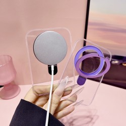 Recambio Trasero para iPhone 17 Pro Max Transparente MagSafe con Soporte | Wephone Mayorista