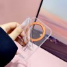 Recambio Trasero para iPhone 17 Pro Max Transparente MagSafe con Soporte | Wephone Mayorista