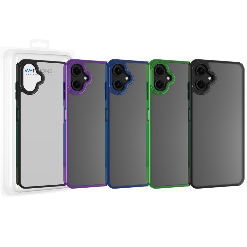 Funda Mate Metal Samsung A05 Marco Metálico Antihuellas | Wephone Mayorista