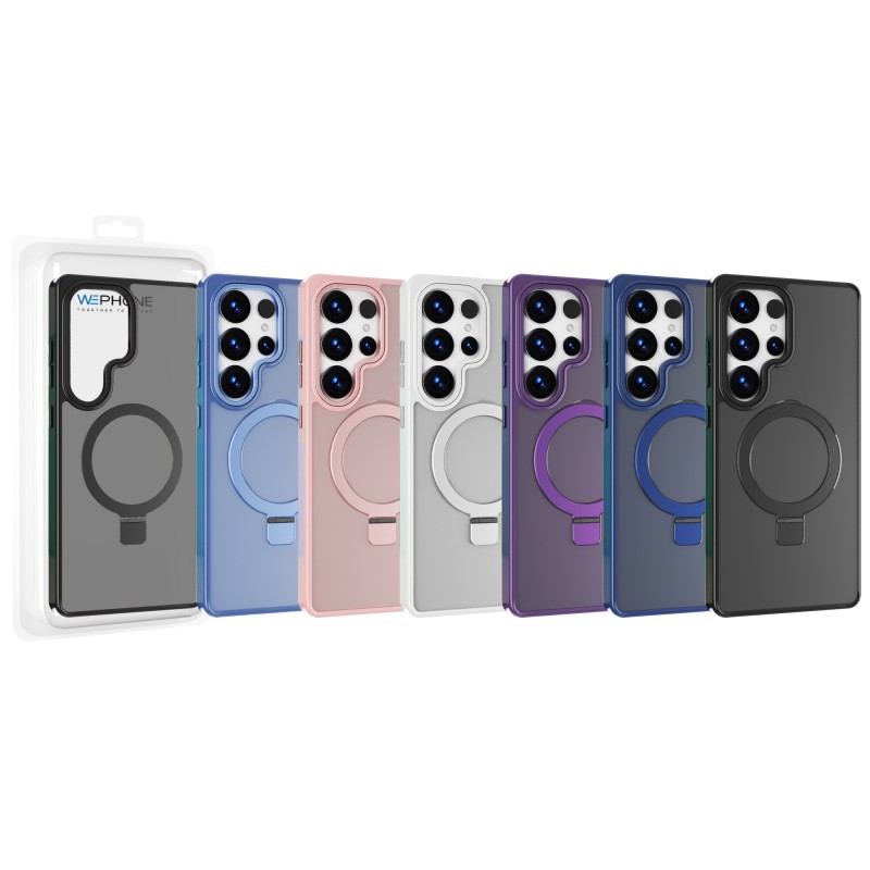 Funda Mate Yado Ahumado MagSafe con Soporte Samsung S25 Ultra | Wephone Mayorista