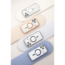 Funda iPhone 17 Pro Max Transparente con MagSafe y Borde de Color | Wephone Mayorista