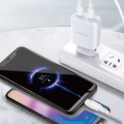 Cargador USB-C Wephone WA33 45W Doble Puerto + Cable | Mayorista en España