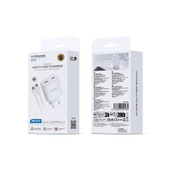Cargador USB-C Wephone WA33 45W Doble Puerto + Cable | Mayorista en España