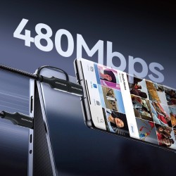 Cable 2-en-1 Wephone WD31 Type-C a Type-C + Lightning 60W | Mayorista