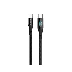 Cable USB-C a USB-C 100W con Pantalla Digital WePhone WD34 | Mayorista