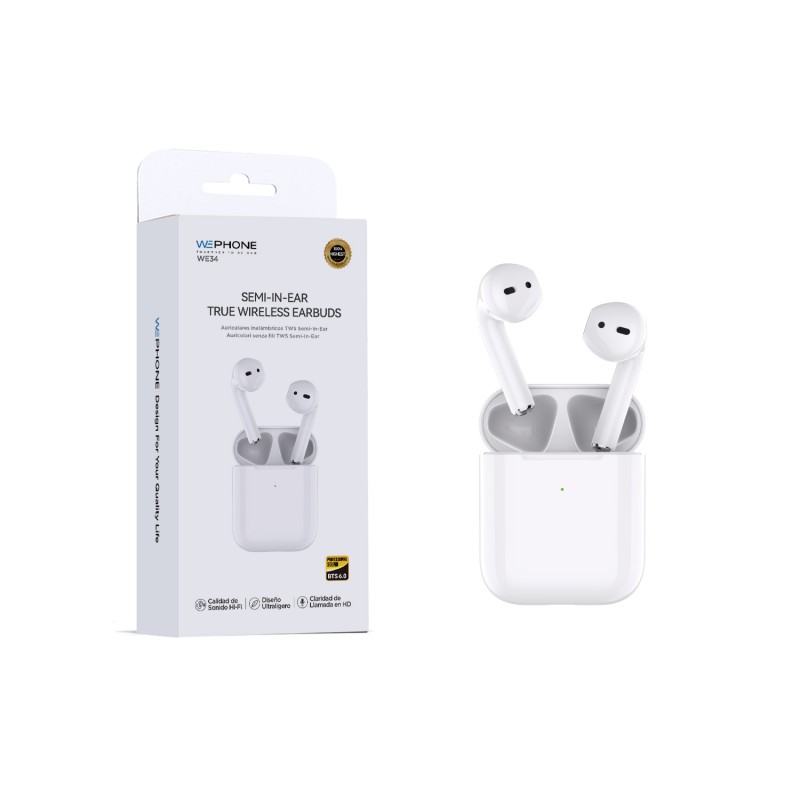 Auriculares TWS Semi-In-Ear WePhone WE34 Hi-Fi | Mayorista